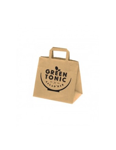 SAC PAPIER 26+17X25CM IMPRIME FINE FOOD 1PIECE