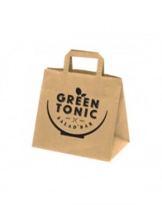 SAC PAPIER 26+17X25CM IMPRIME FINE FOOD 250P/CT