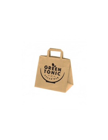 SAC PAPIER 26+17X25CM IMPRIME FINE FOOD 250P/CT