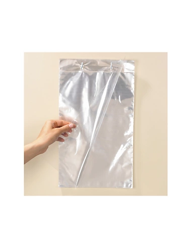 SAC TRANSPARENT 27X52CM 100P