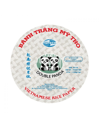 GALETTE POUR ROULEAUX PRINTEMPS PANDA 28CM 340G