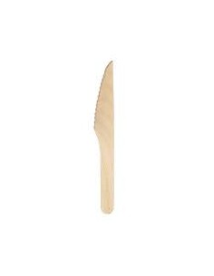 COUTEAUX BOIS 16,5CM 100P