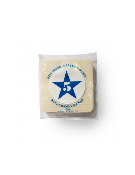 GALETTE 5 ETOILE 19CM CARRE 1KG*20/CT