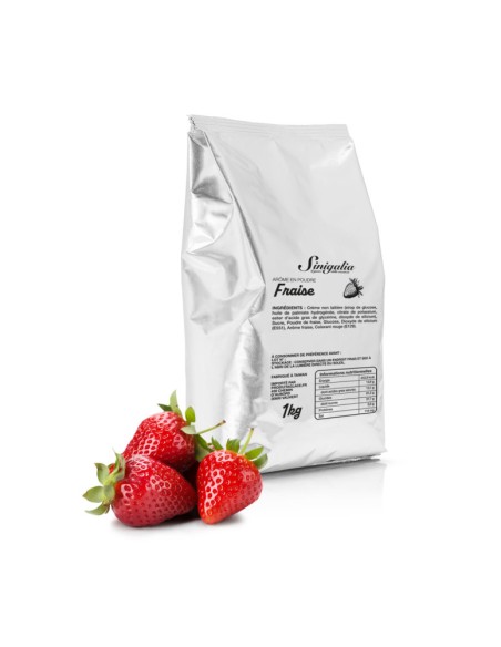 PREPARATION POUDRE BUBBLE TEA AROME FRAISE 1KG