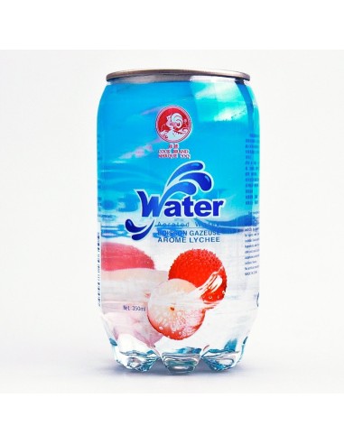 EAU PETILLANTE AROMATISE LYCHEE COQ 350ML*24/CT