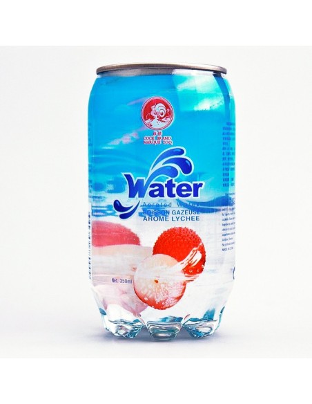 EAU PETILLANTE AROMATISE LYCHEE COQ 350ML*24/CT