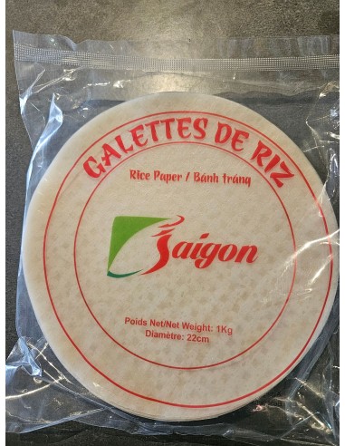 GALETTE SAIGON 22CM 1KG*20/CT