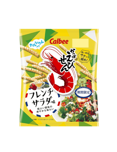 CHIPS SALADE CREVETTE CALBEE 64G