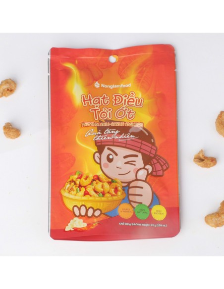 NOIX CAJOU GRILLE AIL NONGLAMFOOD 100G