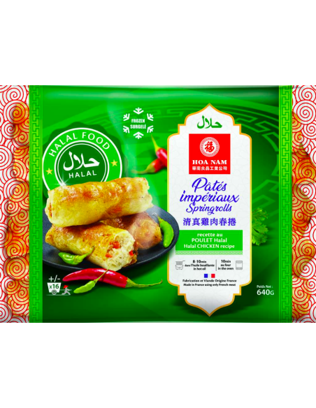 NEM POULET HALAL HOA NAM 640G*16/CT
