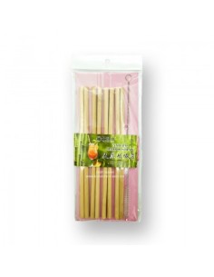 PAILLE BAMBOU REUTILISABLE AV BROSSE 4PAIRES