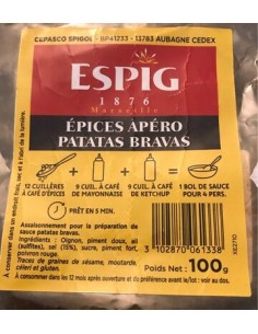EPICES APERO PATATAS BRAVAS ESPIG 100G