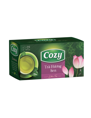 THE VERT FLEUR DE LOTUS COZY 2G*25/BOITE