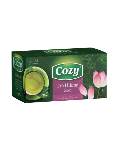 THE VERT FLEUR DE LOTUS COZY 2G*25/BOITE