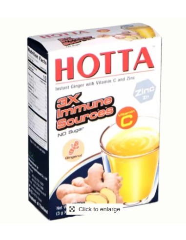 THE INST 100% GINGEMBRE SANS SUCRE HOTTA 70G