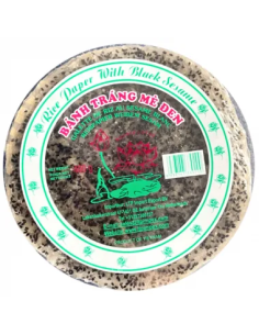 GALETTE SESAME NOIR DOUBLE LOTUS 22CM 400G