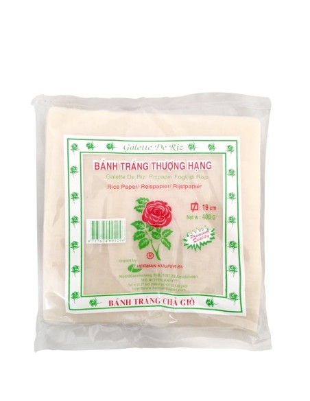 GALETTE ROSE 19CM CARRE 400G*50/CT