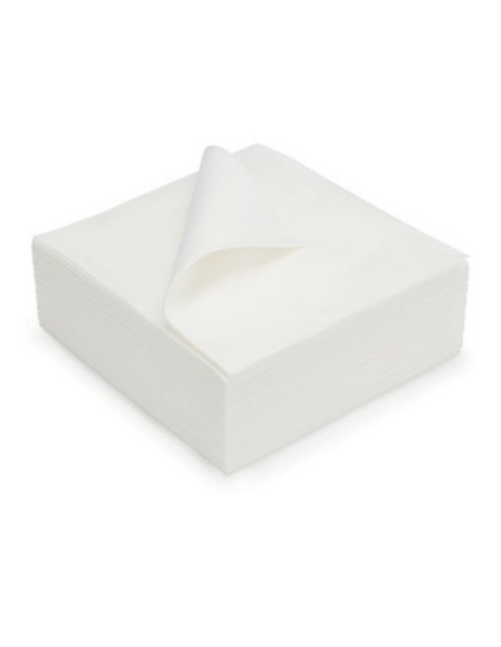 SERVIETTE 40X40 BLANC 100P*18/CT