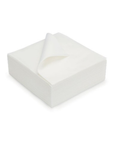 SERVIETTE 38X38 BLANC 50P