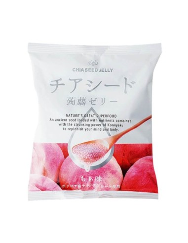 GELE DE KONJAC GRAINE DE CHIA PECHE WAKASHOU 165G