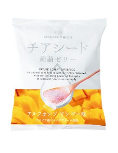 GELE DE KONJAC GRAINE DE CHIA MANGUE WAKASHOU 165G