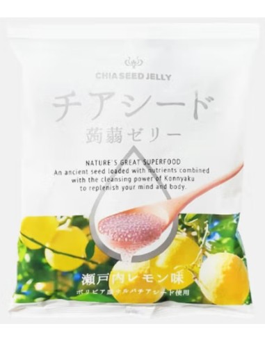 GELE DE KONJAC GRAINE DE CHIA CITRON WAKASHOU 165G