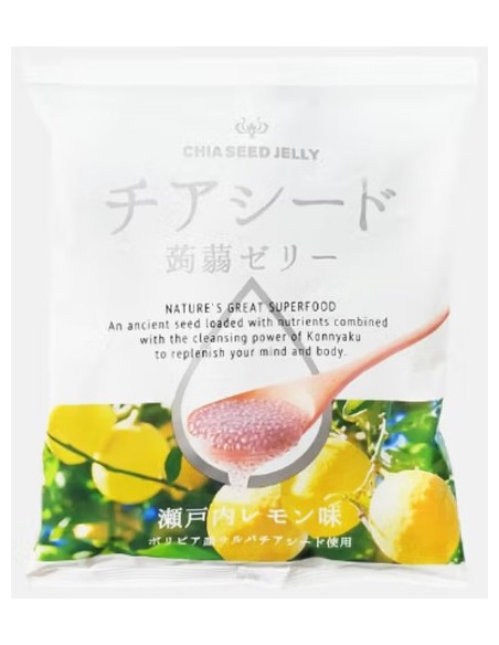 GELE DE KONJAC GRAINE DE CHIA CITRON WAKASHOU 165G