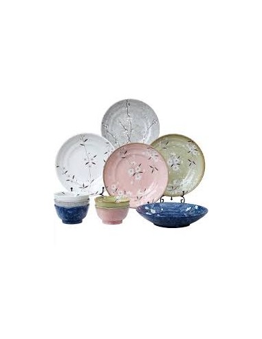 SET SERVICE DE TABLE FLEUR CERISIER