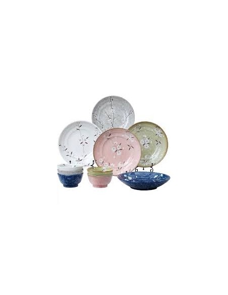 SET SERVICE DE TABLE FLEUR CERISIER