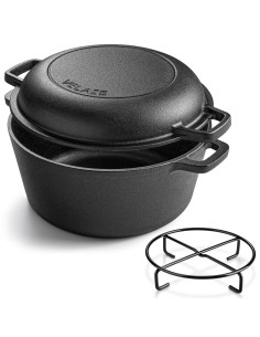 MARMITE NOIR AVEC SUPPORT N08007 18CM