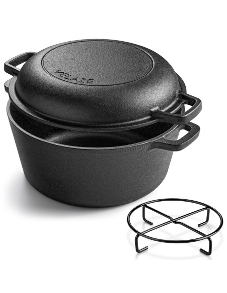 MARMITE NOIR AVEC SUPPORT N08007 18CM