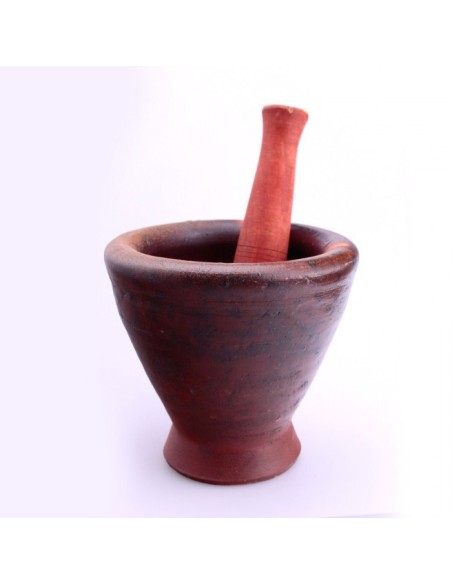 MORTIER EN TERRE "M" CLAY AVEC PILON