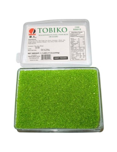 OEUFS P.VOLANT TOBIKO VERT EBI 500G