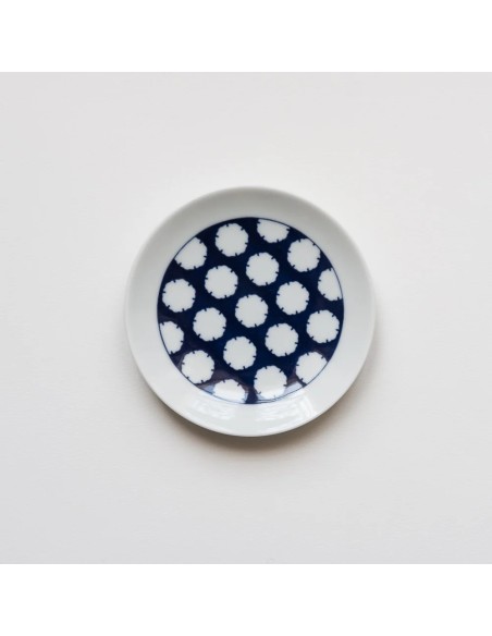 PLAT CERAMIQUE JAPON NEIGE 31.5CM