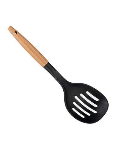 ECUMOIRE A/POIGNEE BOIS 30CM