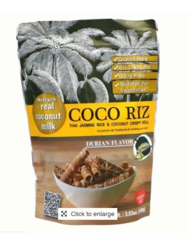 ROULEAUX COCO DURIAN 100G