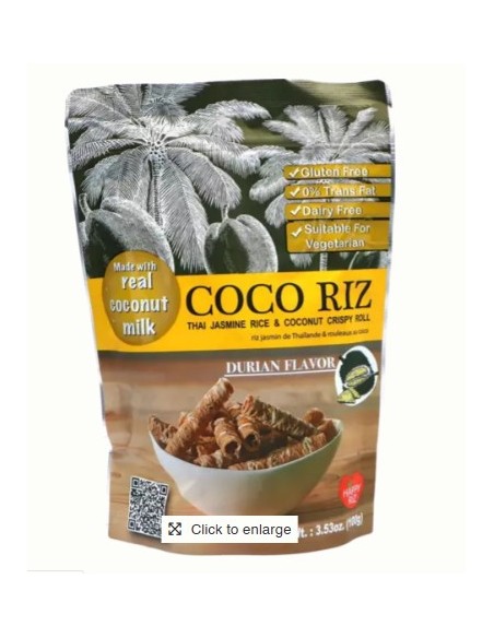 ROULEAUX COCO DURIAN 100G