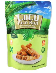 ROULEAUX COCO PANDAN COCO RICE ROLL 100G