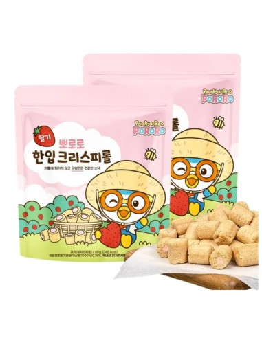 CRISP ROLL FRAISE PORORO EARNEST 60G