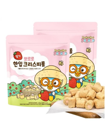 CRISP ROLL FRAISE PORORO EARNEST 60G