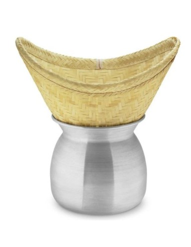 CUIT VAPEUR INOX ALUMINIUM POUR LE RIZ GLUANT 24CM