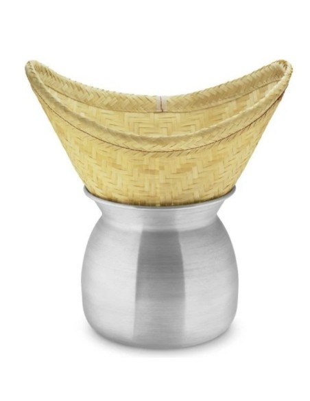 CUIT VAPEUR INOX ALUMINIUM POUR LE RIZ GLUANT 24CM