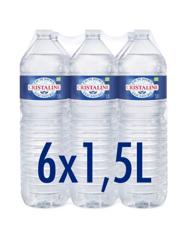 EAU CRISTALINE 1.5L*6/PACK