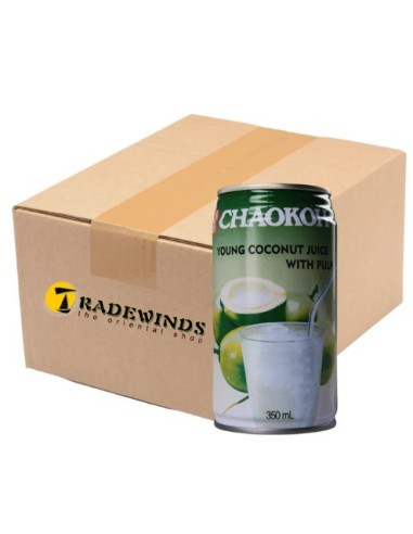 EAU DE COCO AVEC PULPLE  CHAOKOH 350ML*24/CT