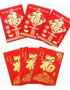 ENVELOPPE NOUVEL AN 6P/PACK