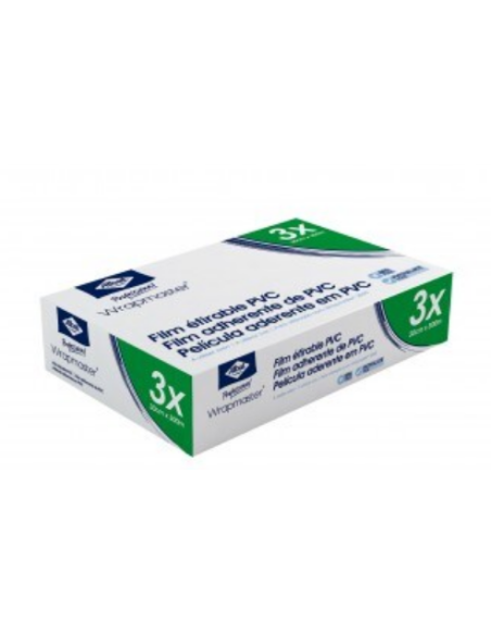 FILM ALIMENTAIRE WRAPMASTER 30X300M*3/BOITE