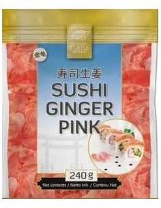 GINGEMBRE SUSHI GOLDEN TURTLE 240G