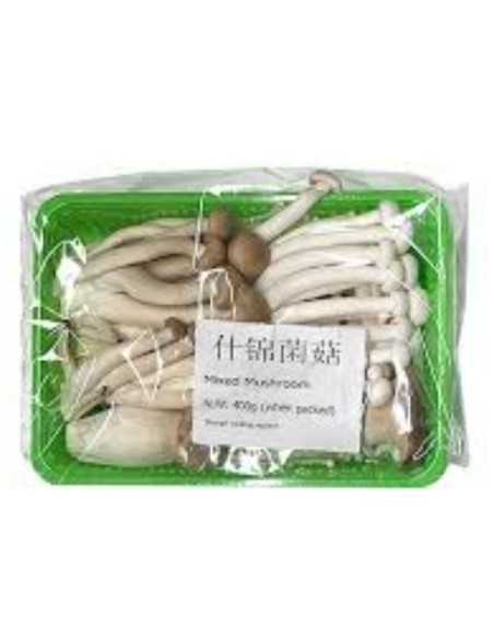 MIXTE CHAMPIGNON OYSTER/SHIMEIJI/ENOKI 400G