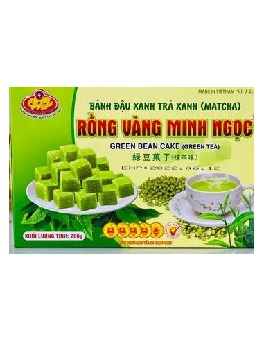 GATEAU HARICOT MATCHA- BANH DAU XANH HAT SEN M.NGOC 300G