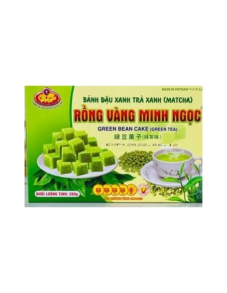 GATEAU HARICOT MATCHA- BANH DAU XANH HAT SEN M.NGOC 300G